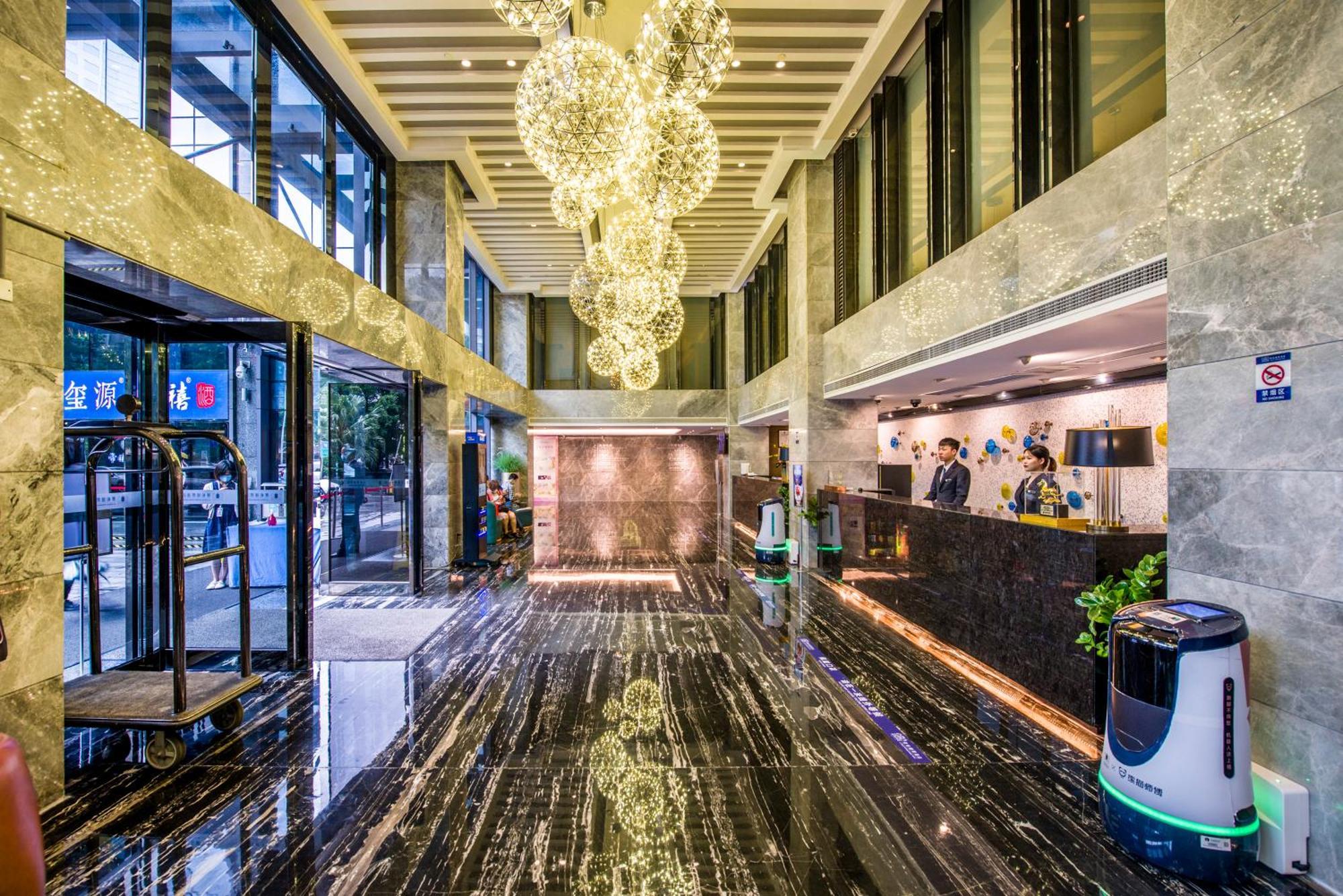 La Perle International Hotel - Free Shuttle Between Hotel And Exhibition Center During Canton Fair & Exhibitor Registration Counter Zewnętrze zdjęcie